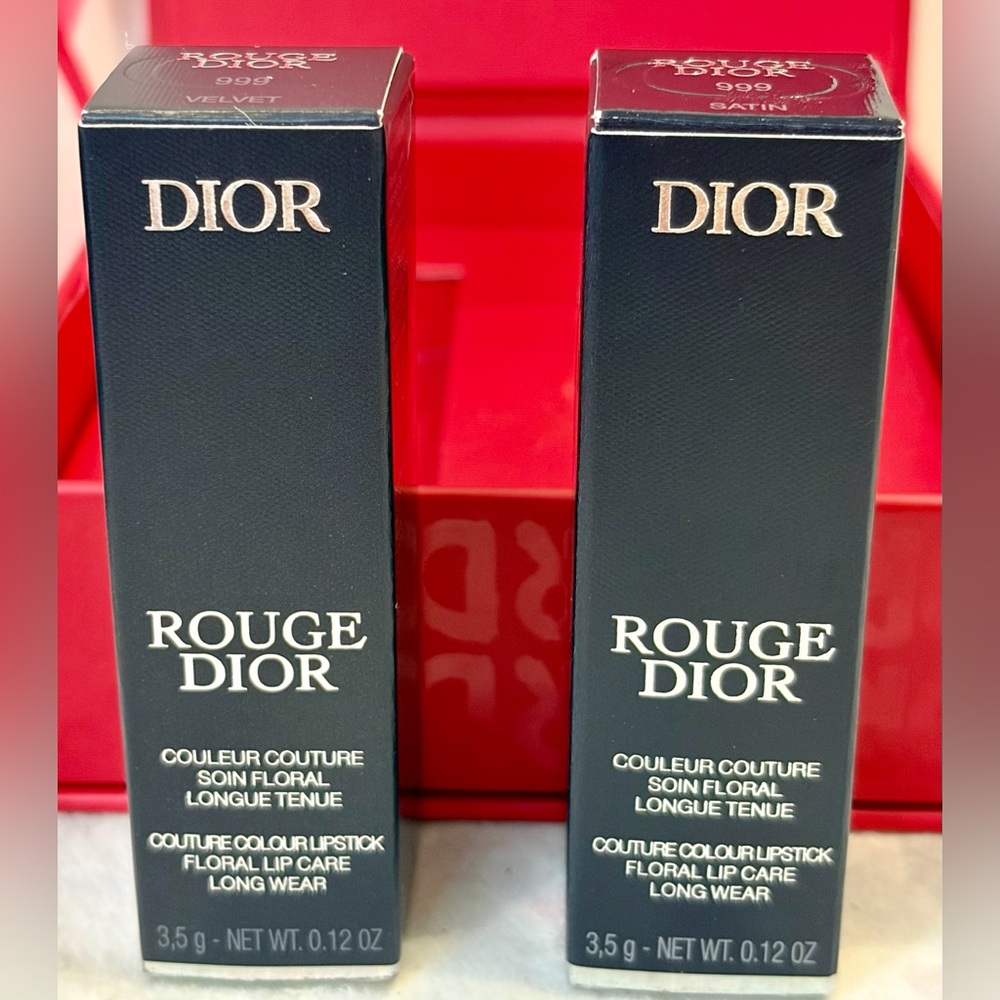 NIB AUTHENTIC DIOR Rouge Full Size Lipstick Duo Gift
Set 🌟LIMITED EDITION🌟 - Picture 5 of 10